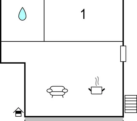 1 Bedroom Cozy In Apartman *